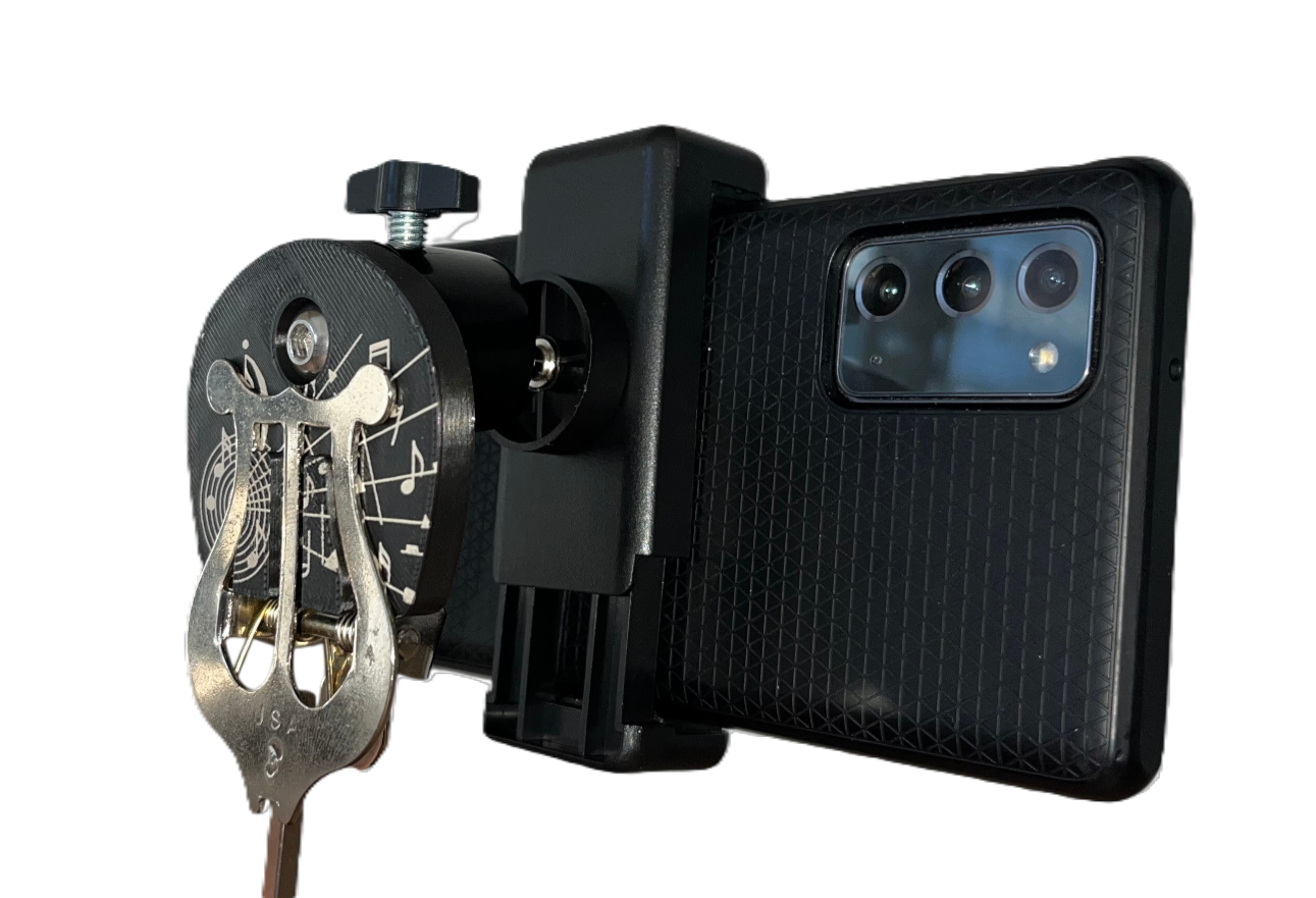 Support téléphone petite pince avec smartphone