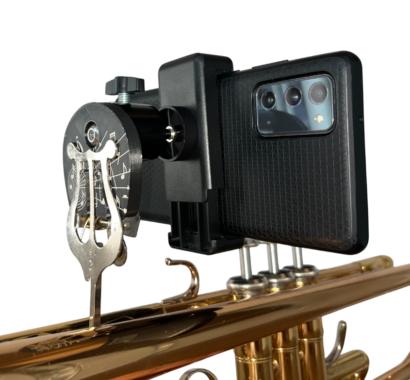 Support petite pince écran horizontal